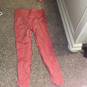 gym shark red leggings ALL PRICES NEGOTIABLE!
